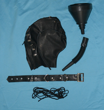 Latex Funnel Hood Removable Funnel Forced Suffocation Feeding