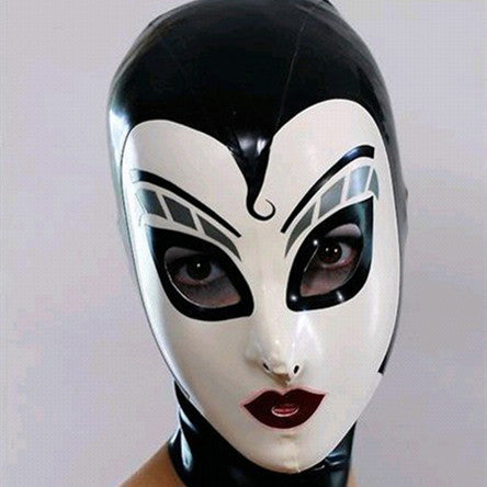 Latex Headgear Plays Eyes And Mouth