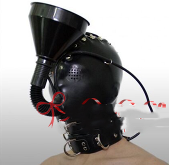 Latex Funnel Hood Removable Funnel Forced Suffocation Feeding